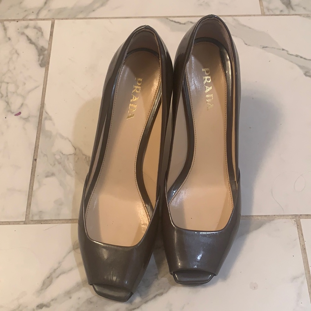 Prada shoes heels work shoes